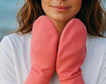 Anxiety Comfort & Sleep Aid Mittens /Nighttime Gloves/Gift for an Elderly and Disabled/Skin Care Mittens/Soothing Organic Cotton Mitts