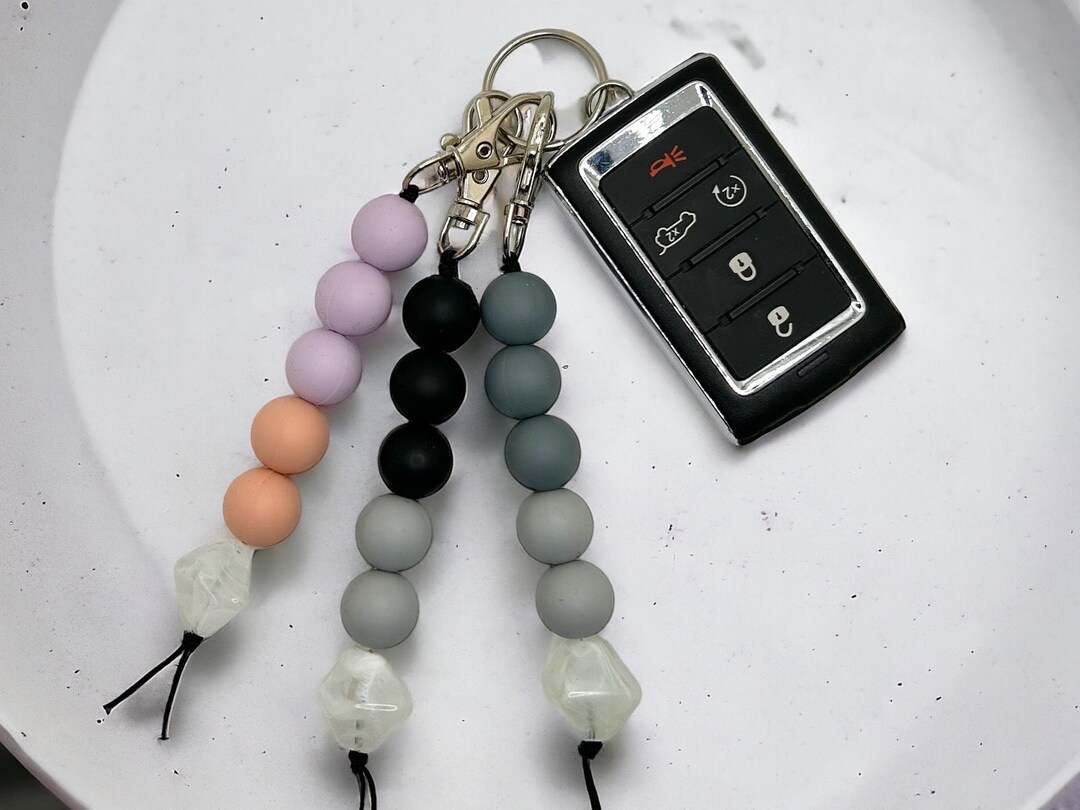 Singular Keychains Personalized Minimalist Silicone Keychain, Neutral Key Chain/gender ...