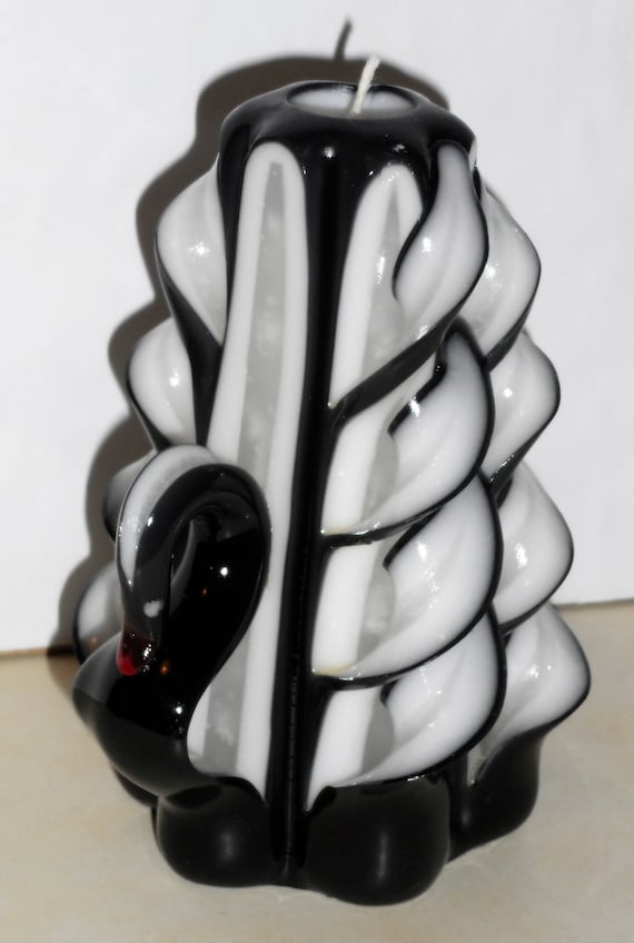Unique handmade gift candle Hand Carved candles 5 inch//12cm