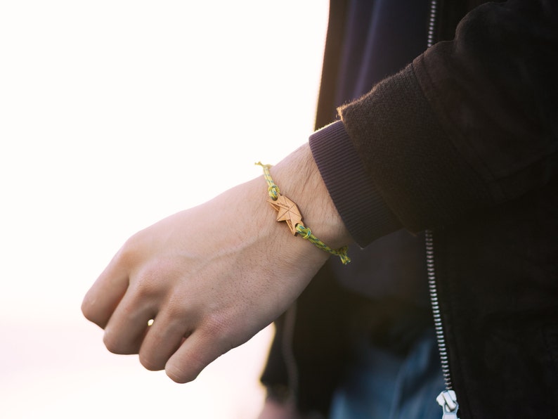 sea life Paper boat Kemono bracelet wood edition