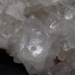 Clear Apophyllite cluster image 3