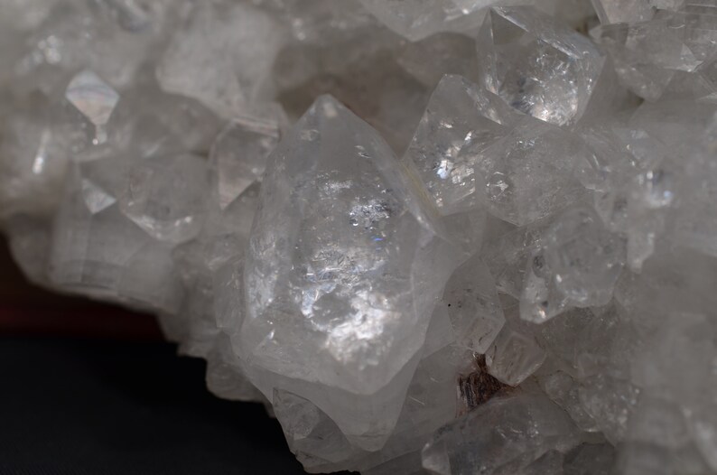 Clear Apophyllite cluster image 3