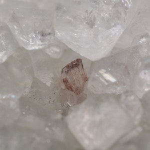 Clear Apophyllite cluster image 4
