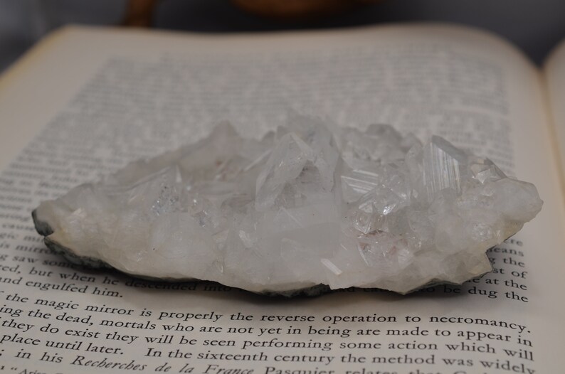 Clear Apophyllite cluster image 2