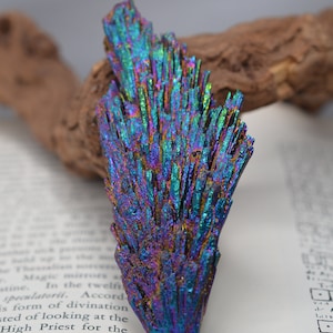 Beautiful titanium aura kyanite