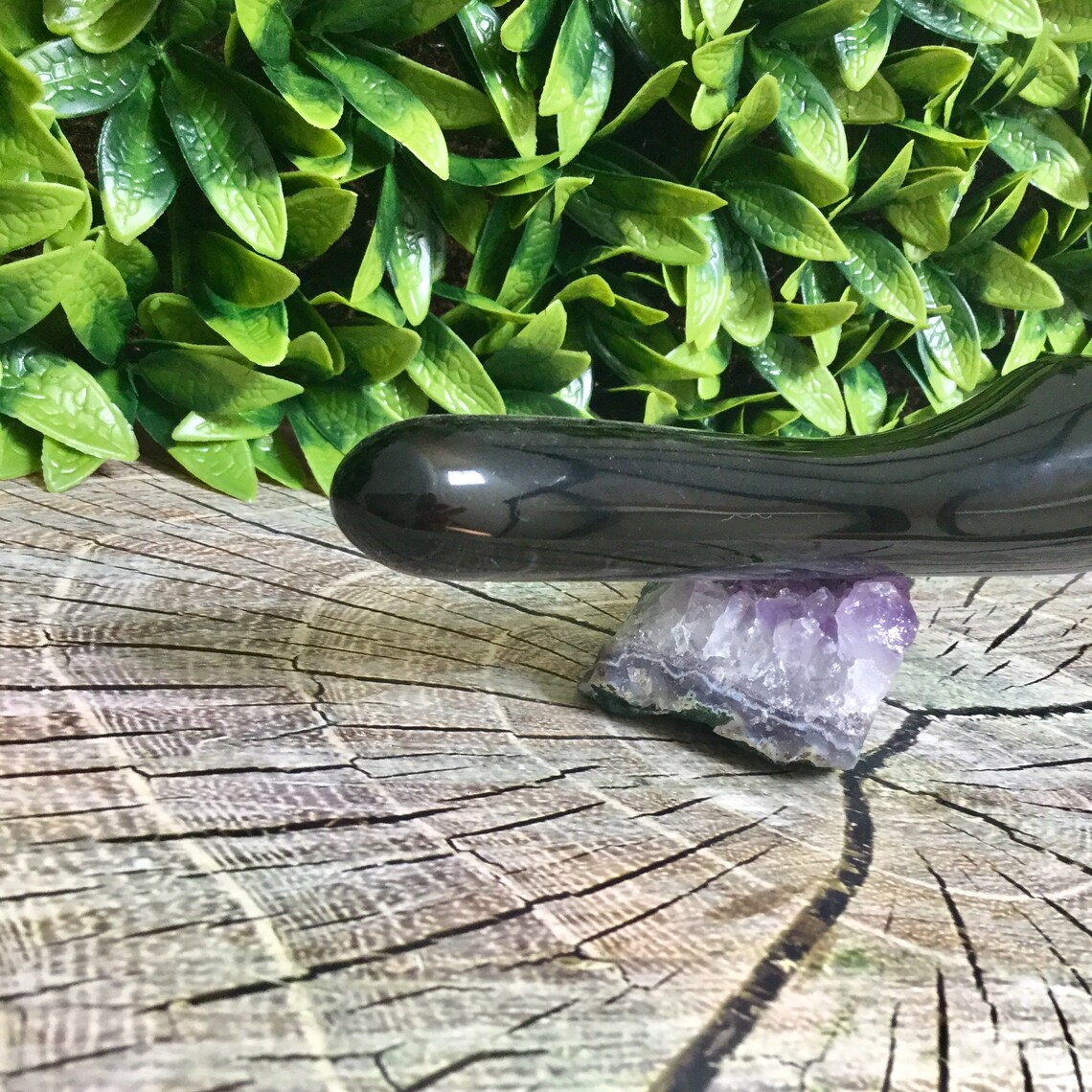 Yoni wand Yoni sex toy valentines gift Obsidian dildo Etsy