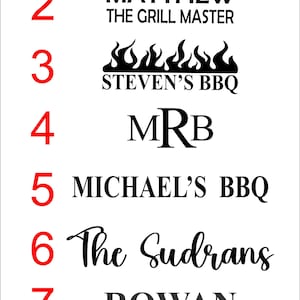 Personalized Cast Iron Press, Smash Burger Heavy Duty Press, Bacon Smasher, BBQ Grill Press Wood Handle, BBQ Gift for Him, Grill Accessories image 20