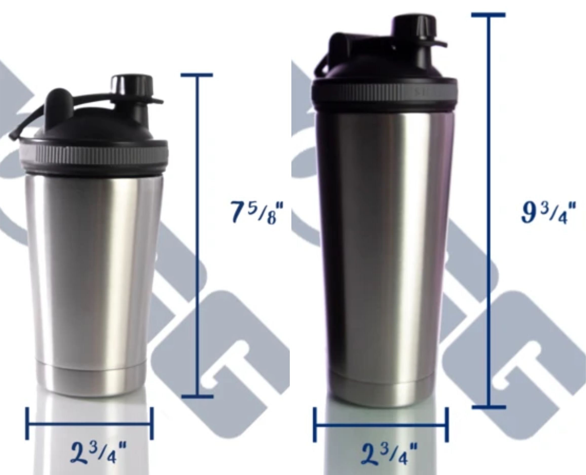24 Oz Blender Bottle STRADA Insulated Shaker Bottle Protein Shake Exercise Mixer  Bottle Custom Engraved Stainless Steel 