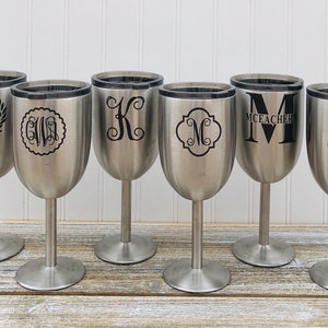 Insulated Wine Glass With Stem - Etsy