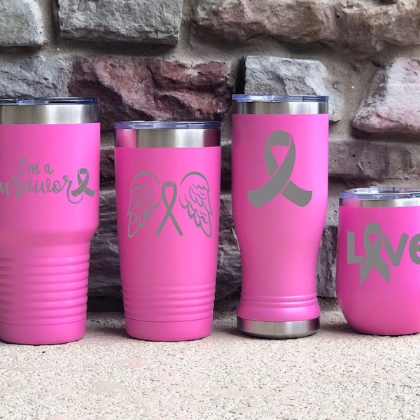 Breast Cancer Yeti - Etsy