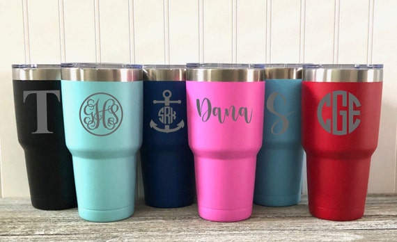 30 oz Ringneck Vacuum Insulated Tumbler with Lid - Personalized