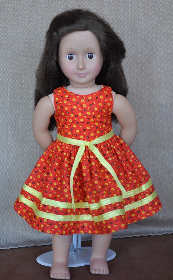 american girl red dress