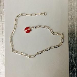 Marienkäfer Silber Armband