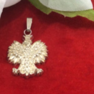 Ciondolo aquila polacca d'argento//regalo per simpatia
