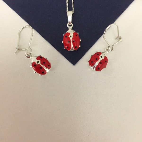 Ladybug Earrings Etsy