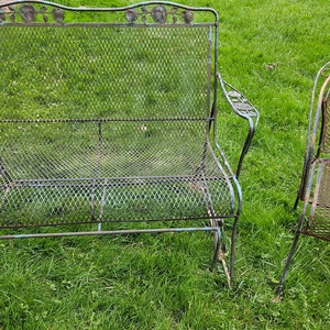 Woodard Vintage Glider and Chair