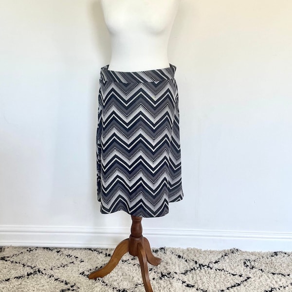 Zig Zag Skirt Etsy