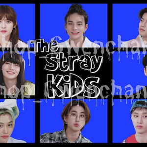 Stray Kids Brady Bunch SKZ Familie Postkarte Digitaler Download