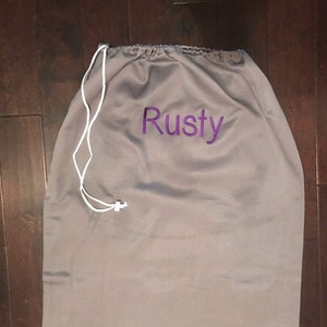 Monogrammed Laundry Bag, Personalized Boy&#39;s Graduation Gift, Dorm Room Laundry Bag, Summer Camp Bag, Kids Fabric Laundry Bag, College