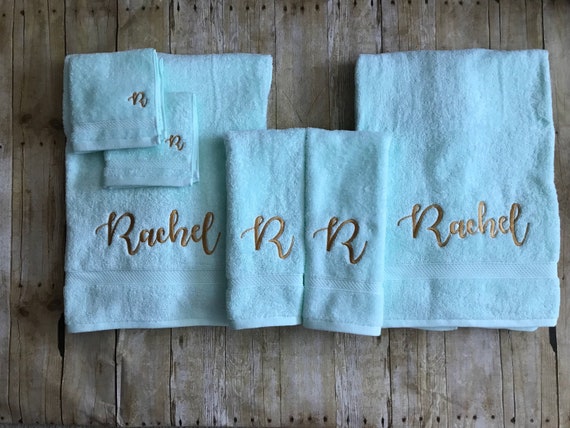 Buy Girls Graduation Gift Dorm Room Decor College Towel Bath Set Monogrammed Girl Bath Towel Set Girls Bathroom Decor off to College Gift Online in India Etsy