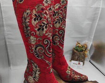 custom embroidered cowboy boots
