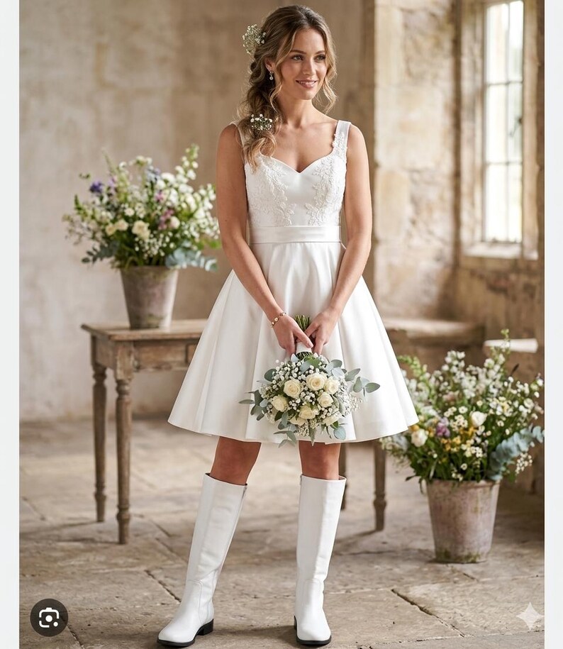 Botas de montar de cuero blanco hechas a mano: estilo Suzani personalizado imagen 2