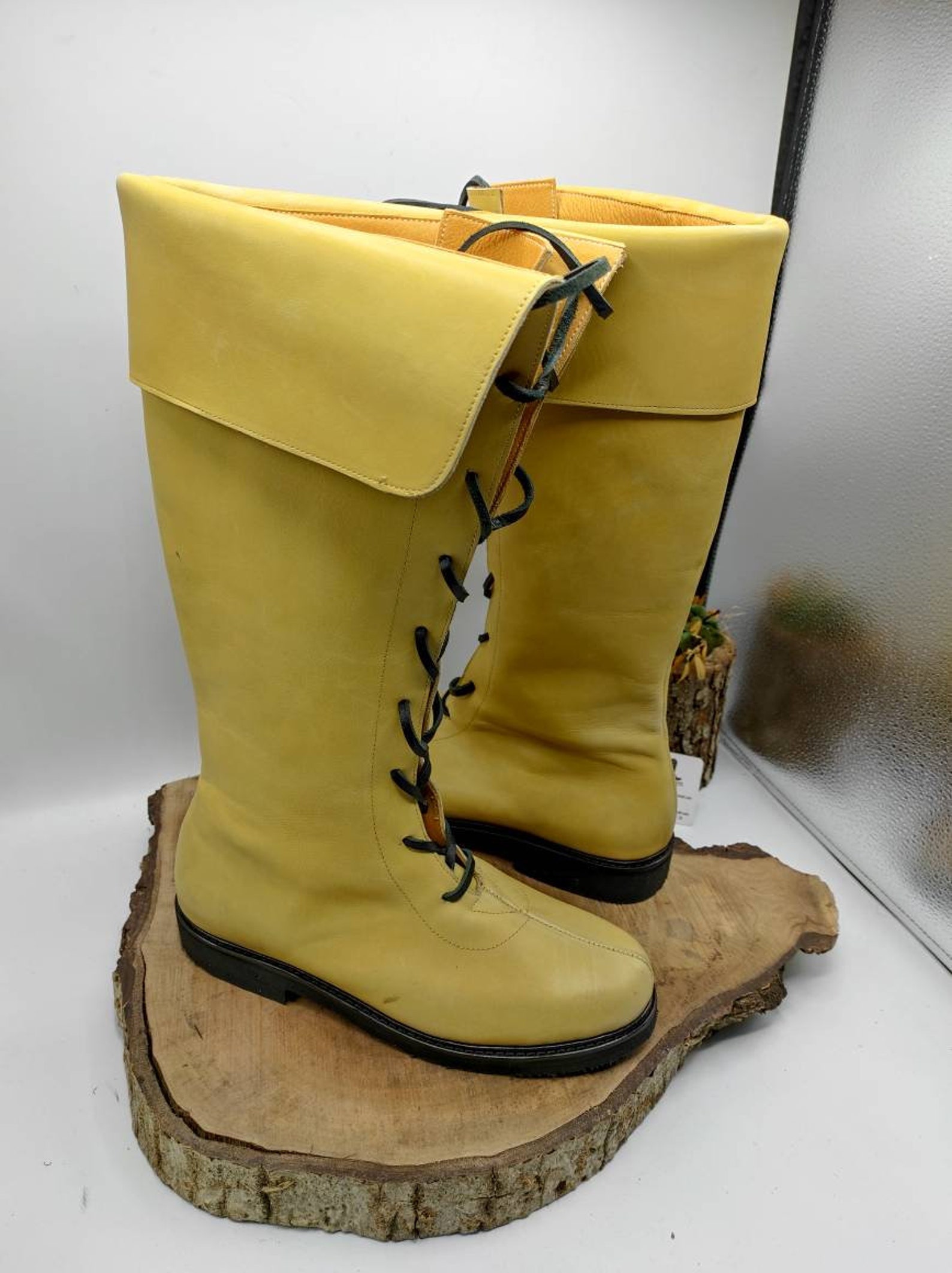 custom leather boots mens