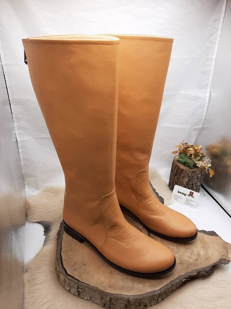 Custom made wide calf boots sale