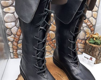 Viking Boots, Leather Boots, Men's Boots, Medieval Boots