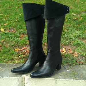 Over Knee Boots, Genuine Leather Custom Made, Cowboy Boots, Made To Order, Pointy Toe, Casual Boots, Everyday Boots, Fashion Boots