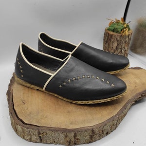 Genuine Leather Custom Made Sandals, Medieval Sandals, Retro Shoes, Viking Shoes, Loafers, Flat Shoes, Hippie Sandals, Custom Made, For Him