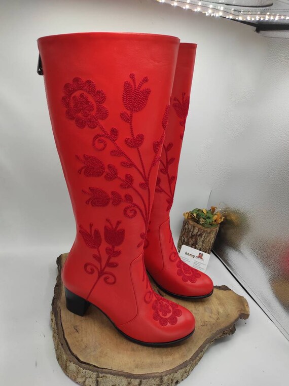 custom made platform boots