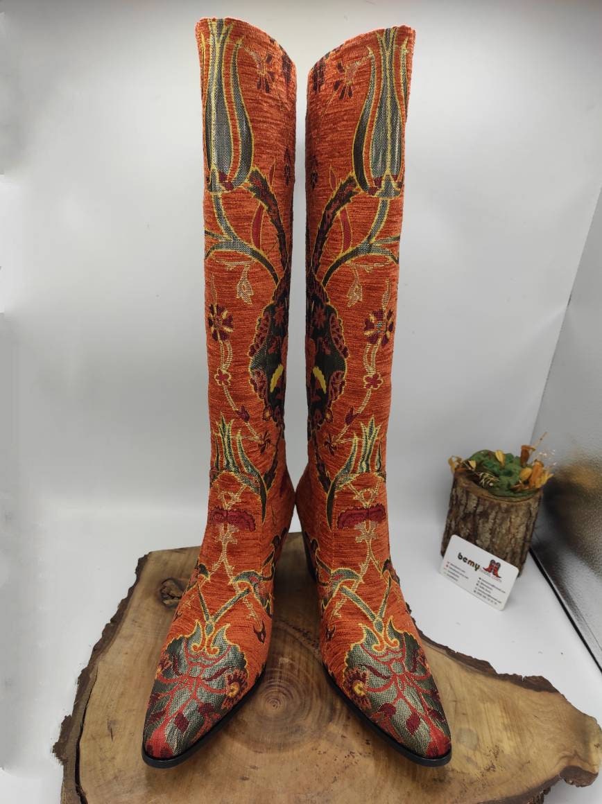 SNAKESKIN MULTICOLOR ITALIAN  Boots Schoenen damesschoenen Laarzen Cowboy & Westernlaarzen 