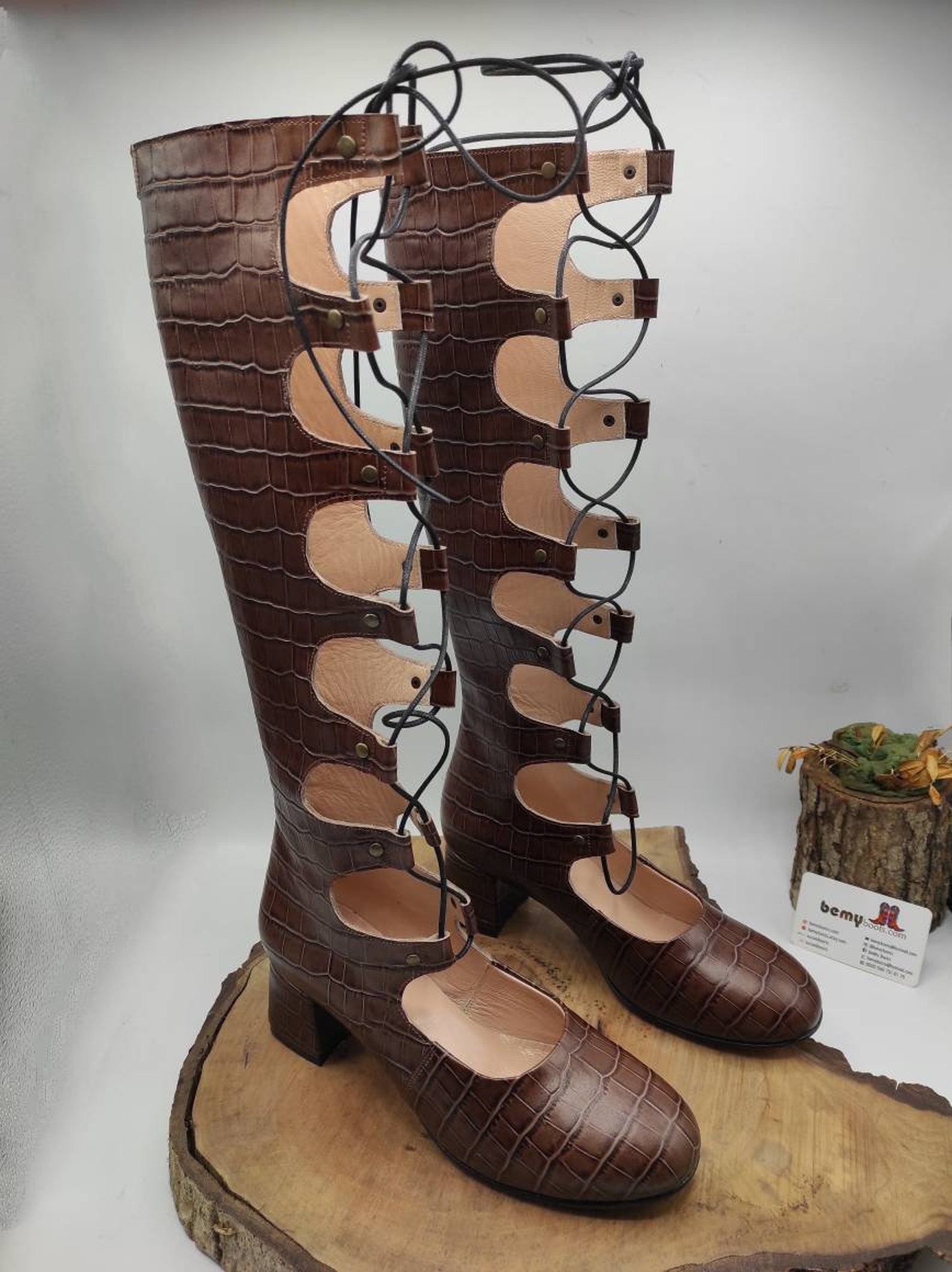 lace up boots leather womens