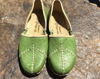 Handmade Leather Yemeni Sandals: Turkish Slip On Shoes
