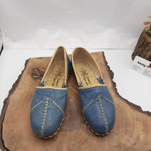 Handstitched Organic Leather Yemeni Shoes: Turkish Slip-Ons