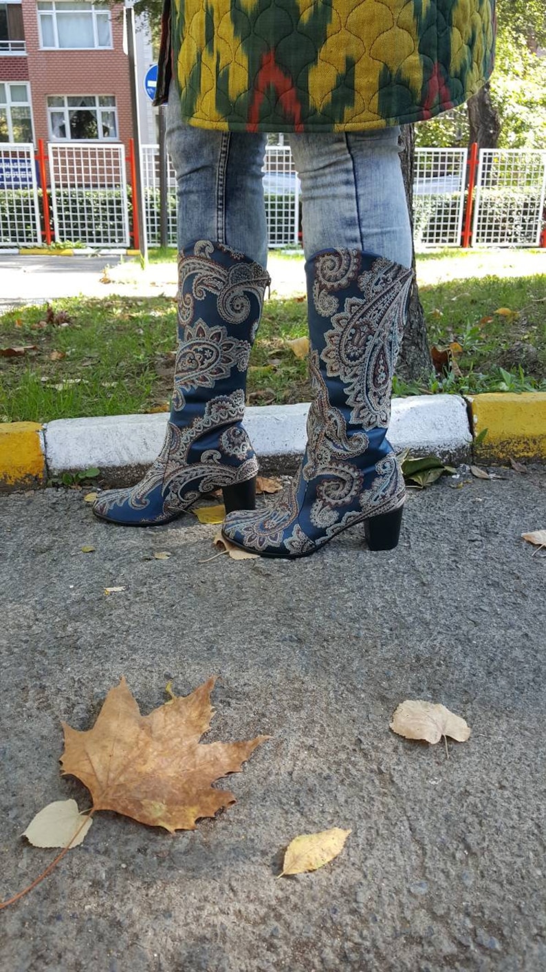 FREE SHIPPING Custom Boots Chic Knee High Leather Women Boots