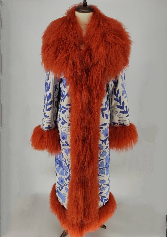 Penny Lane Long Coat, Suzani Fur Coat, Shearling Coat, Almost
