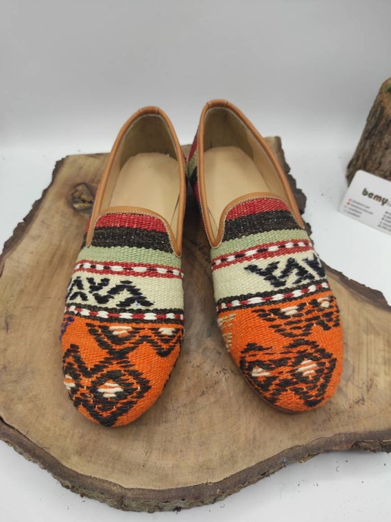 Turkish kilim deals slippers