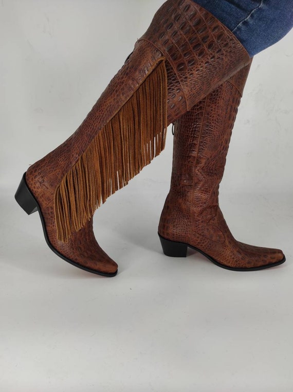 Made to Order Cowboy Boots Genuine Leather Western Boots