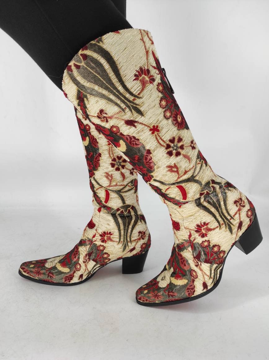 Gianni bini embroidered clearance boots