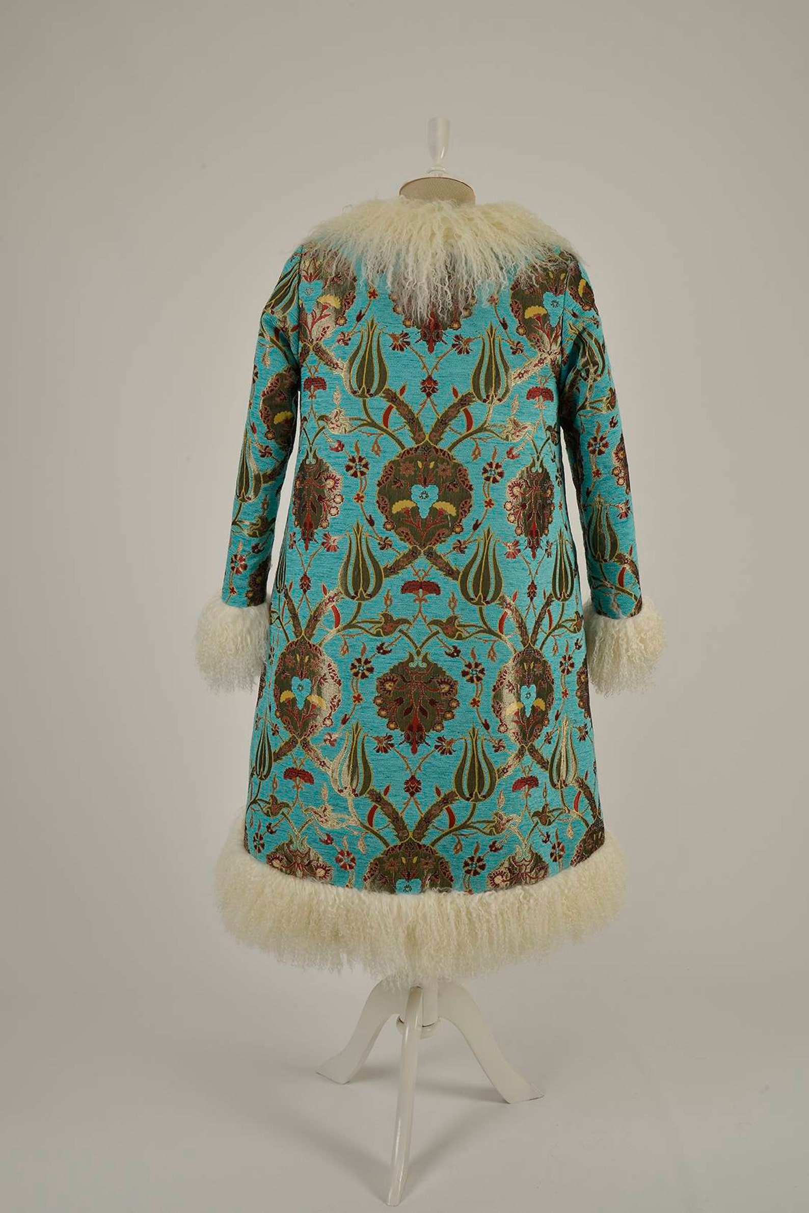 Shearling Coat Vintage Fashion Coat Custom Coat Floral Etsy