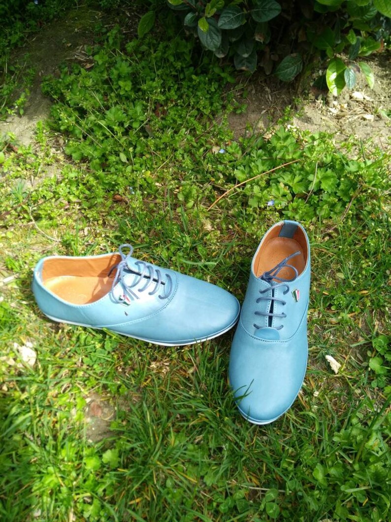 Oxfords Women's Casual Leather Shoes Monogram Sneakers Etsy