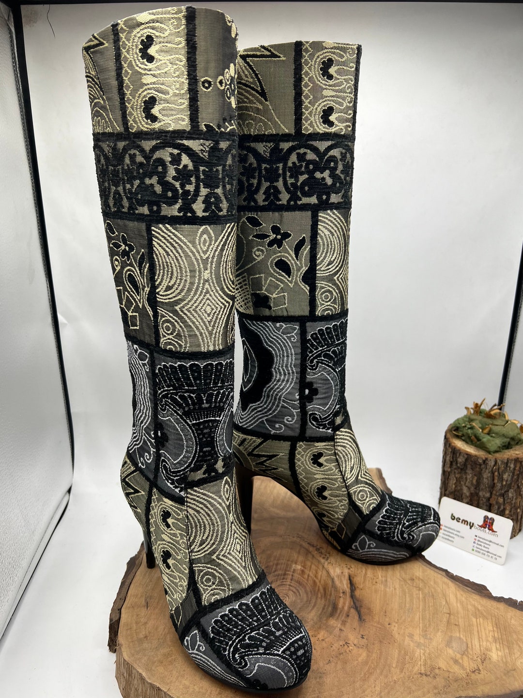 platform stiletto booties