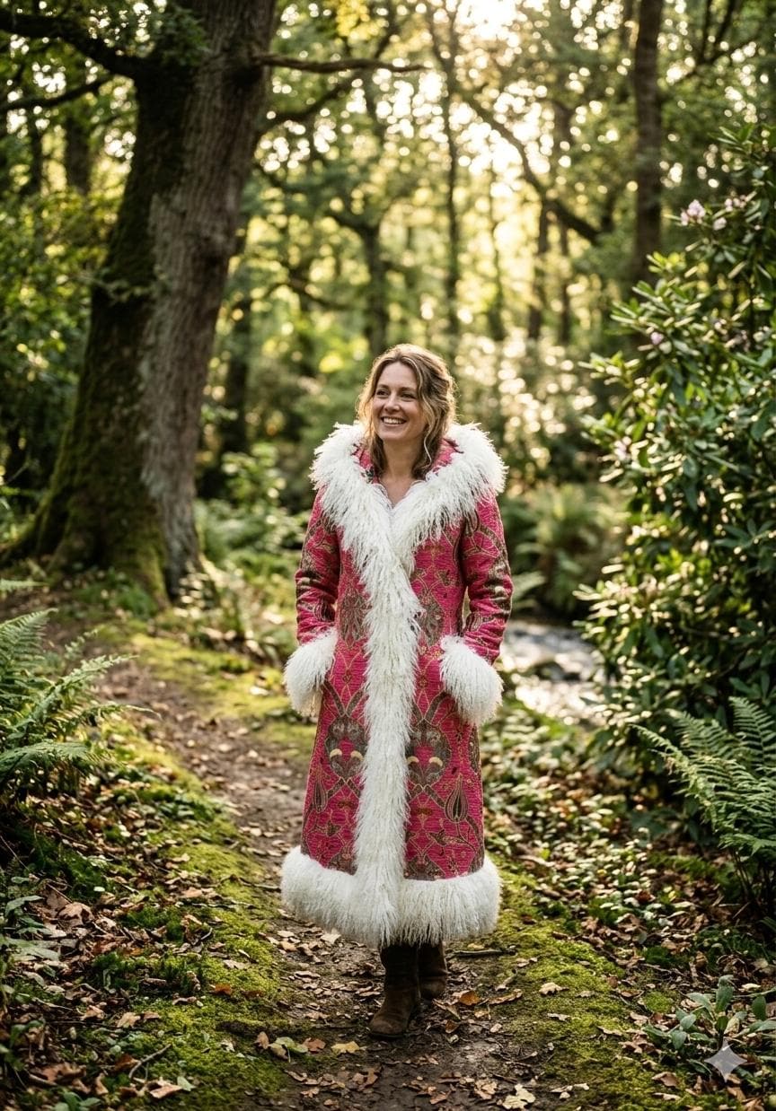 Handmade Suzani Coat: Mongolian Sheepskin Trim, Custom Made - Etsy
