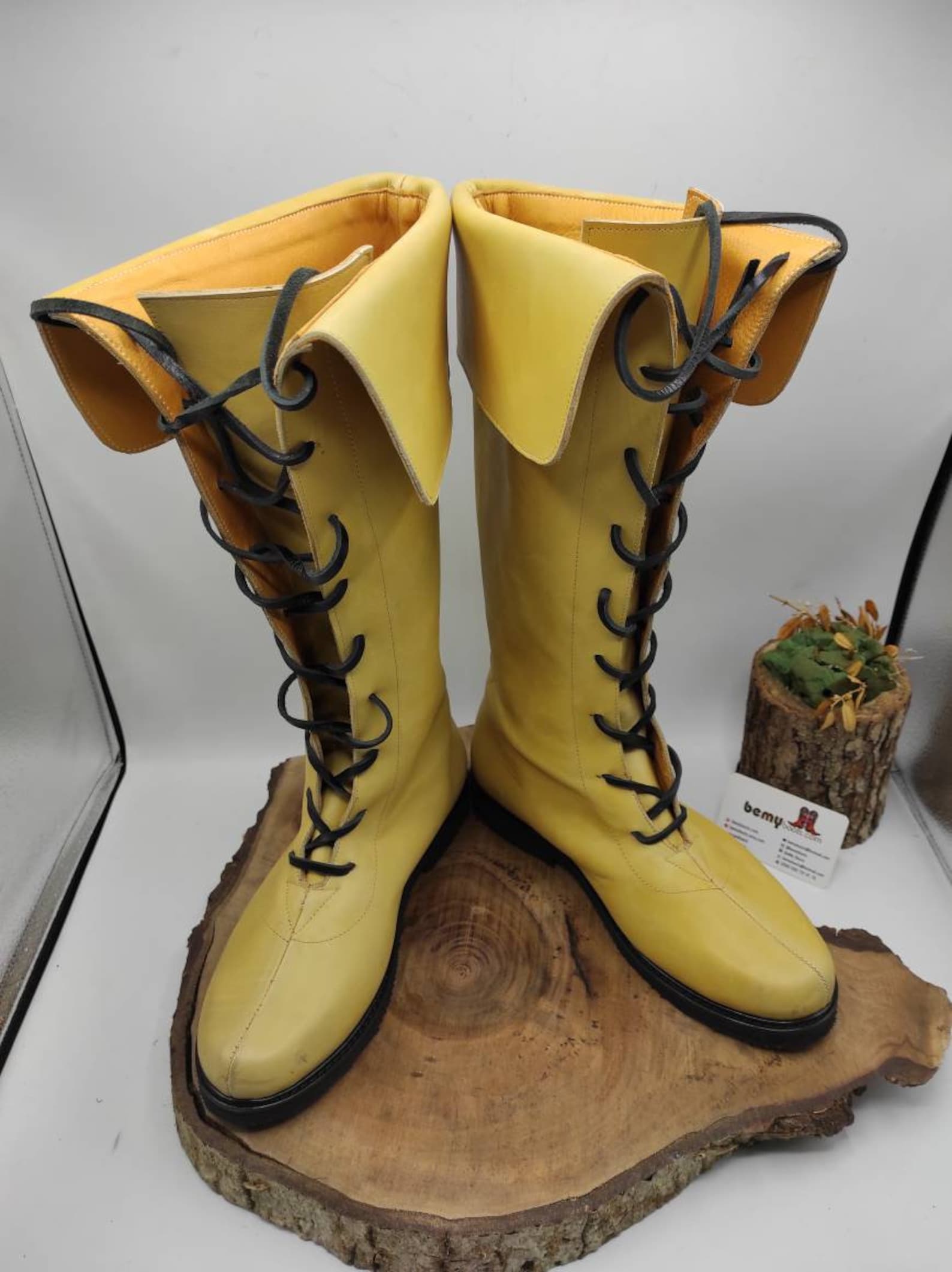 custom leather boots mens