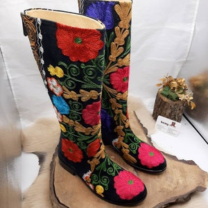 靴 Ameri Vintage SHEER EMBROIDERY BOOTS Ameri Vintage SHEER EMBROIDERY BOOTS