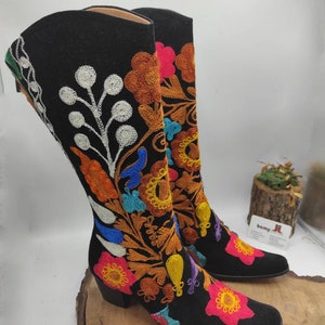 Cowboy Boots, Vintage Boots, Suzani Boots, Custom Boots, for Her ...