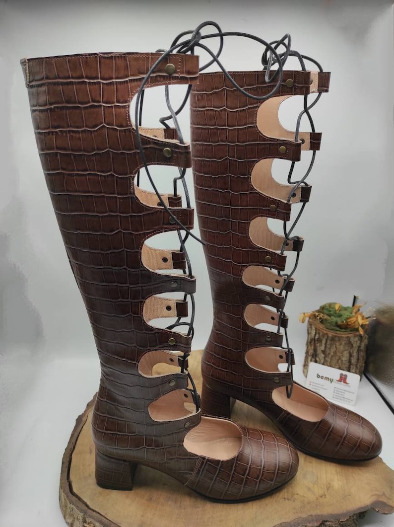 lace up boots leather womens