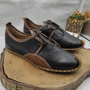 Genuine Leather, Hippie Shoes, Men&#39;s Shoes, Medieval Shoes, Boho Style, Cowboy Shoes, For Him, Genuine Leather, Custom Made, Lace Up Shoes